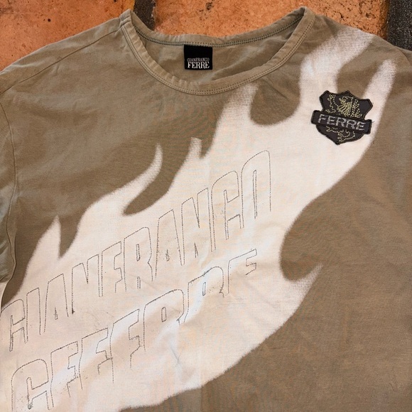 gianfranco ferre Men’s Long Sleeve Graphic Shirt Size XXL - Picture 2 of 4